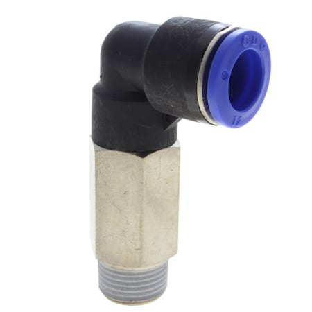 Technifit Fitting, PTC, Extended Male Elbow, 6mm x M5 x 0.8 PLL06-M5